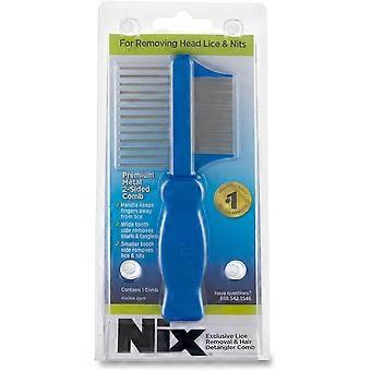 Nix Premium Metal Two-Sided Lice Comb, 1 ea