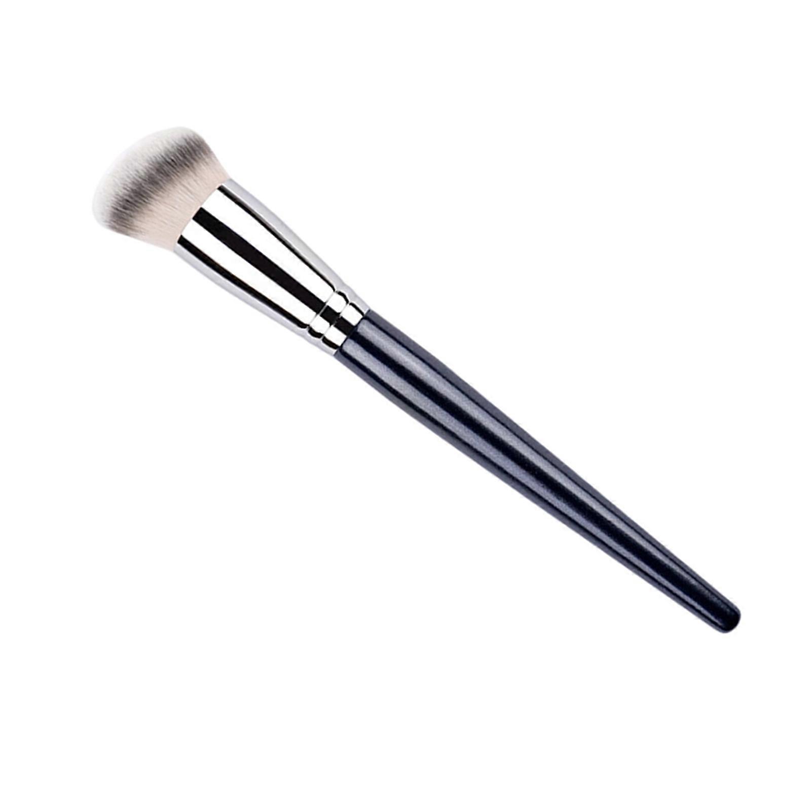 Double Ended Synthetic Fiber Brush Liquid Concealer Applicator and Cheek Color Blender Practical Handle Multicolor