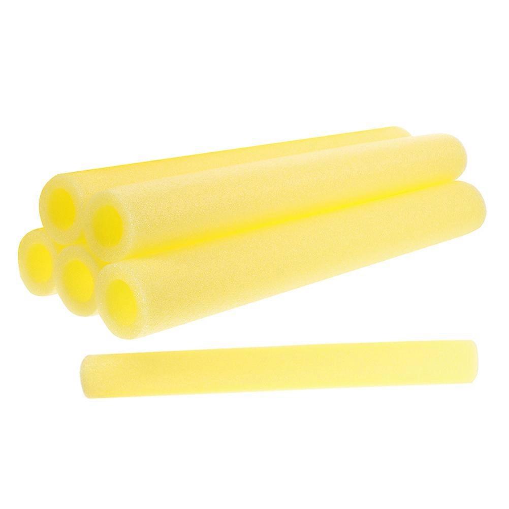 Yellow Foam Protective Covers for Trampoline Pole Sleeves 6Pcs Replacement
