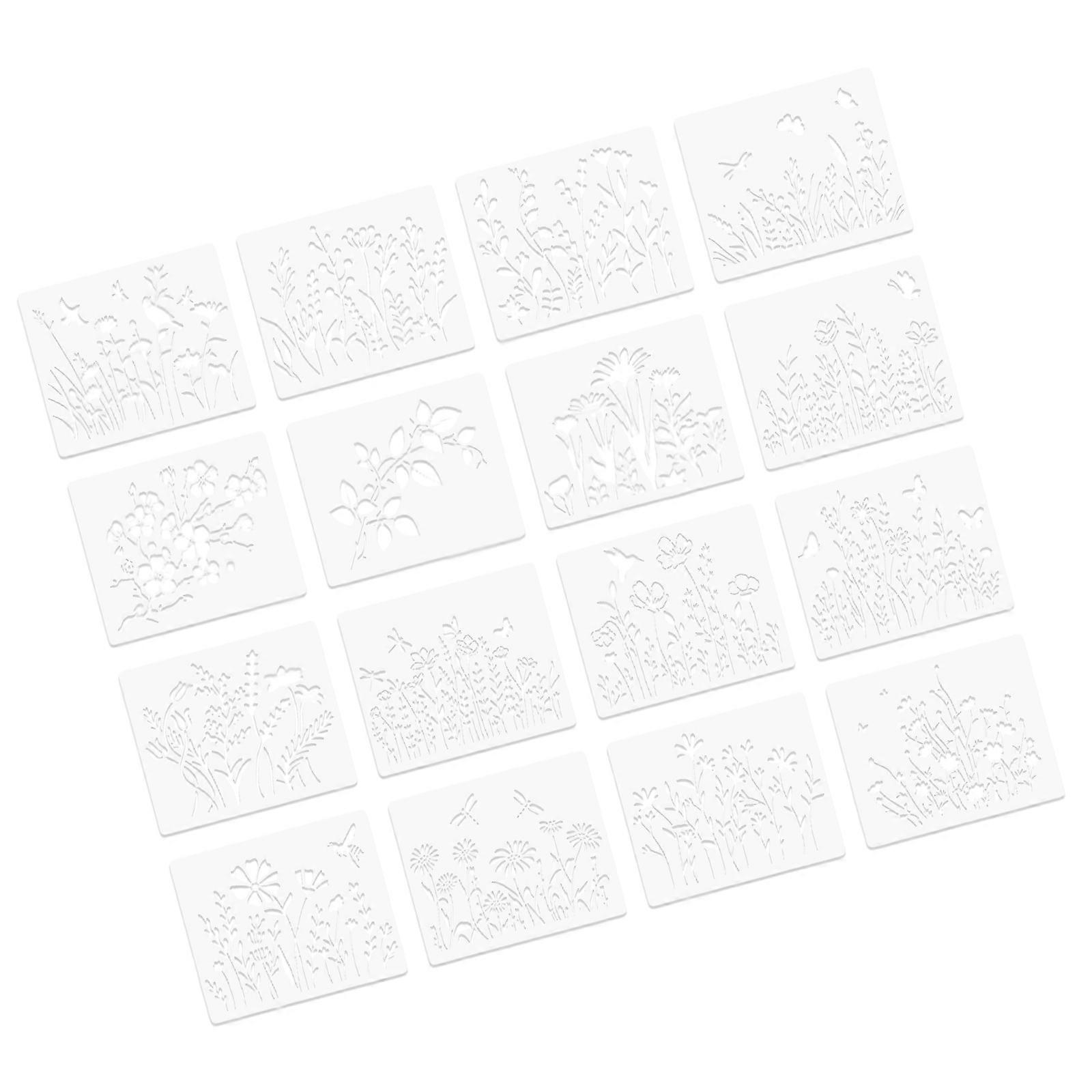 Precisions Cut Stencil Template Multipurpose For Wall Art Fabric Painting And Craft Design with Reusable PET Materials Multicolor