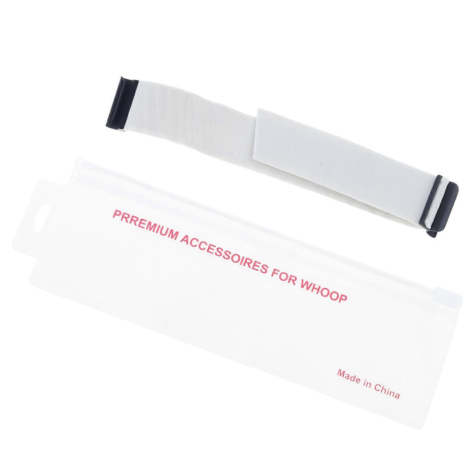 Breathable Exercise Band Fabric Moisture Wicking Not Slip Design Smooth Compatibility for whoop hydroknit Use  White