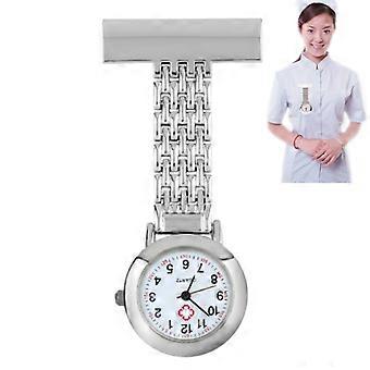 Tragbare Legierungskrankenschwester Runde Quarz-Armbanduhr mit Stift
