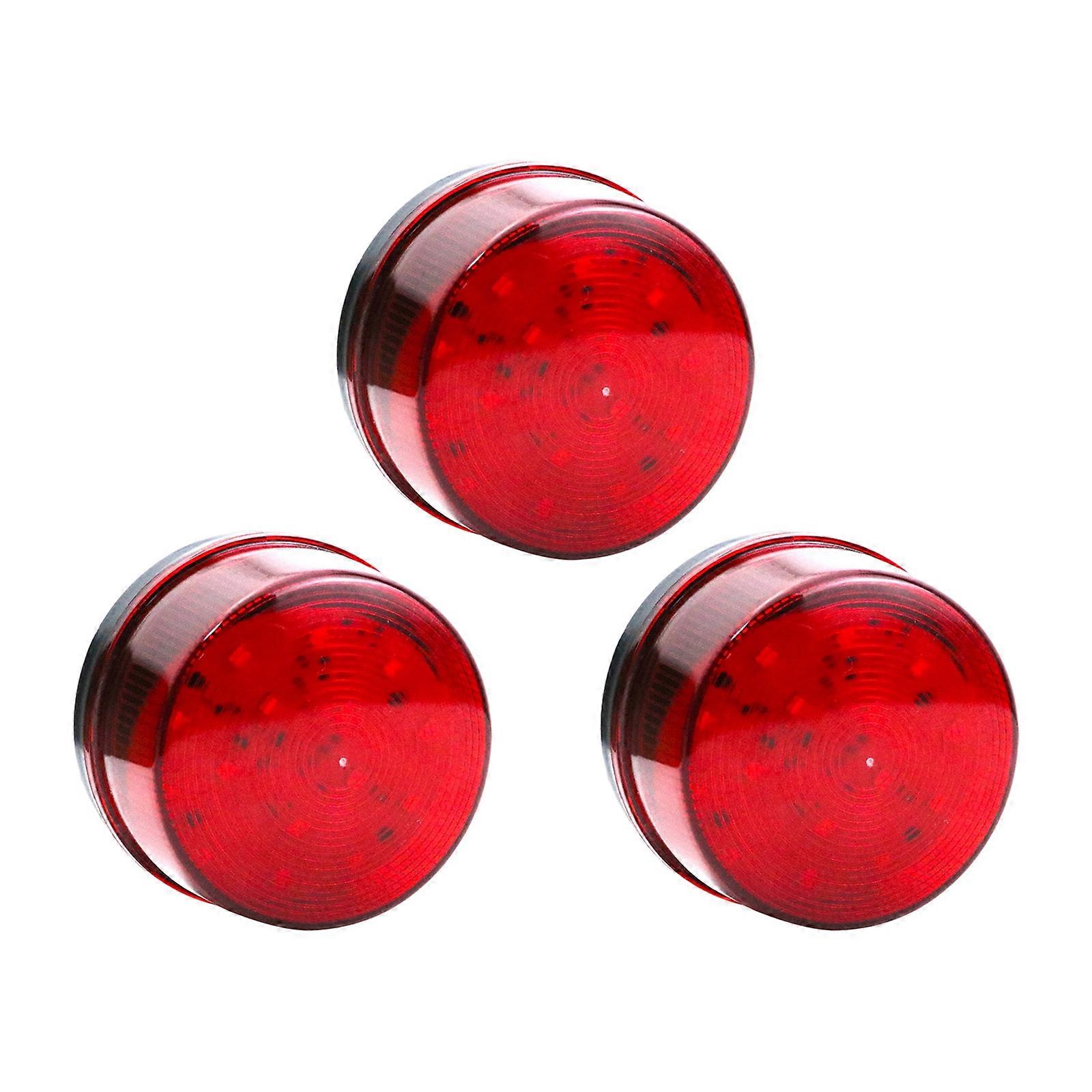 Low Electric 12V Safety Flashing Light with Flashing Alerts Function Water Resistant Designs Lamp for Public Security Use Multicolor