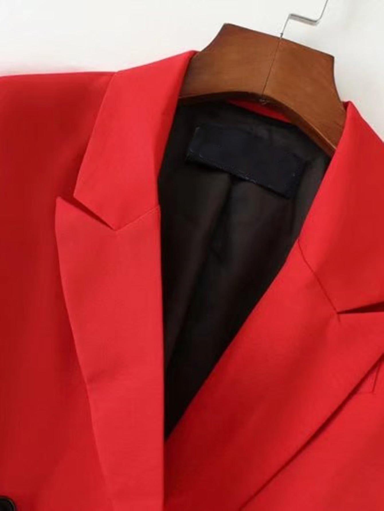 Slim Fit Double Breasted Blazer