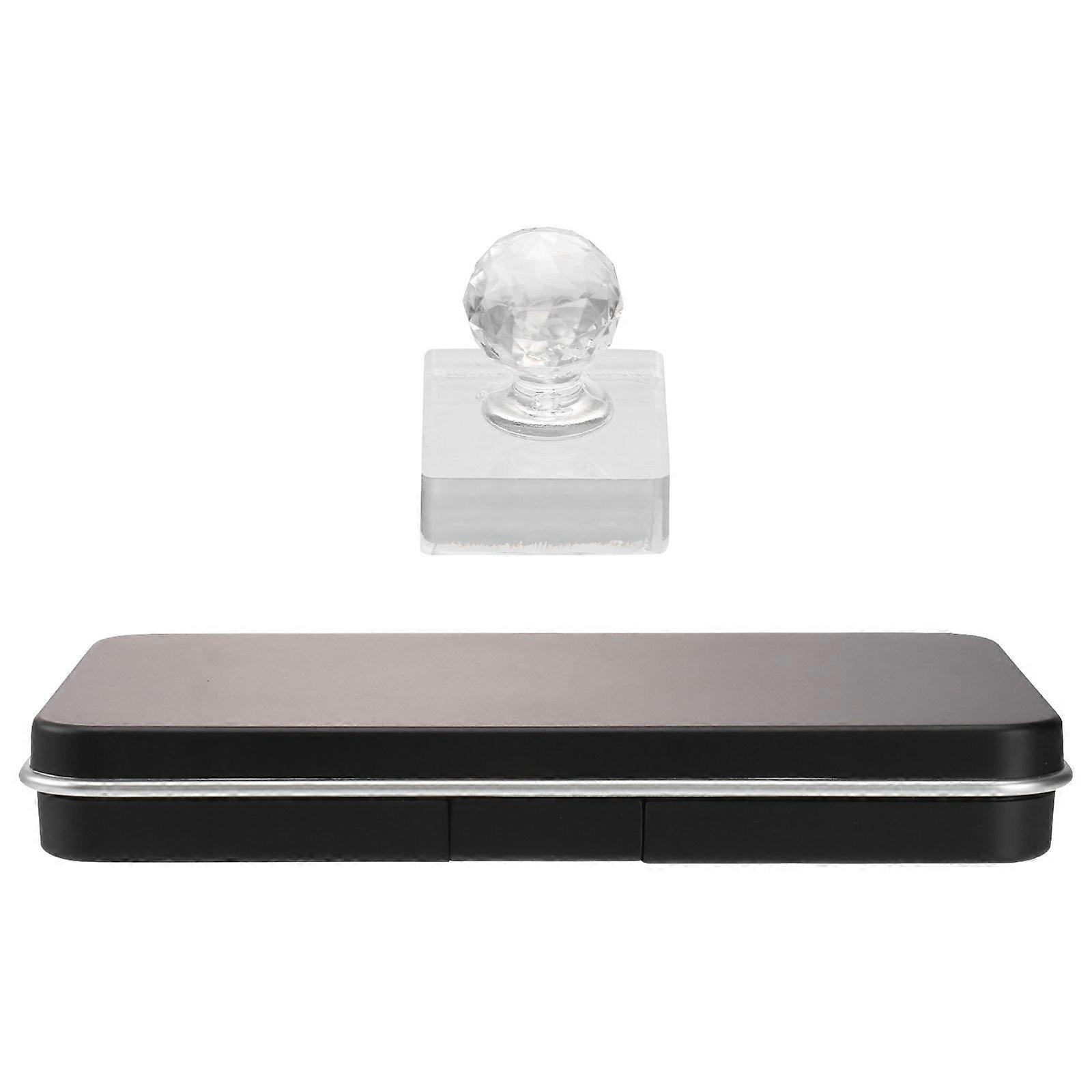 1 Set Stylish Matte Black Magnet Empty Box Eye Shadow Lipstick Storage Tray