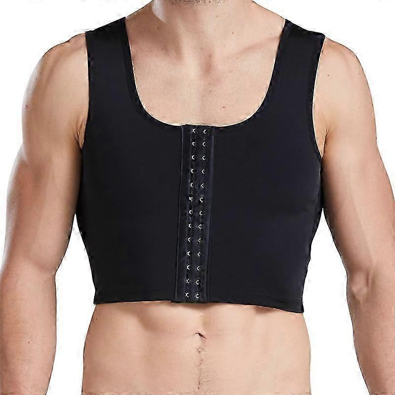 Gynecomastia Compression Vest for Men  Posture Corrector & Slimming Chest Shaper with Stomach Control