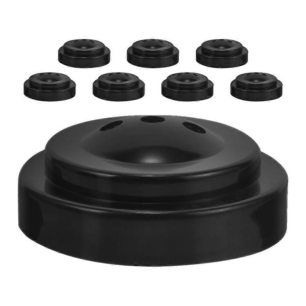 Black Plastic Flag Stand Base for Holding Flags 8Pcs Mini Desk Holder