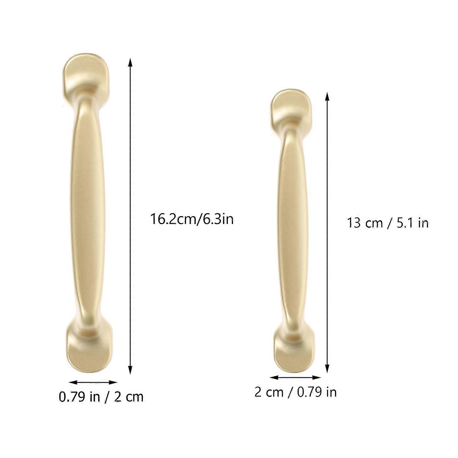 Drawer Handle Pull Kitchen Pulls Cabinet Handles Modern Design Golden 26x2cm Easy Installation 4Pcs