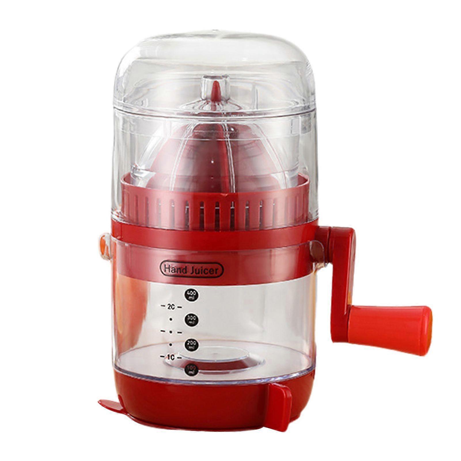 Manual Citrus Juicer Portable Lemon Lime Orange Squeezer BPA-Free Fruit Press Extractor for Oranges Lemons Non-Slip Base Juice Extractor with Measurem