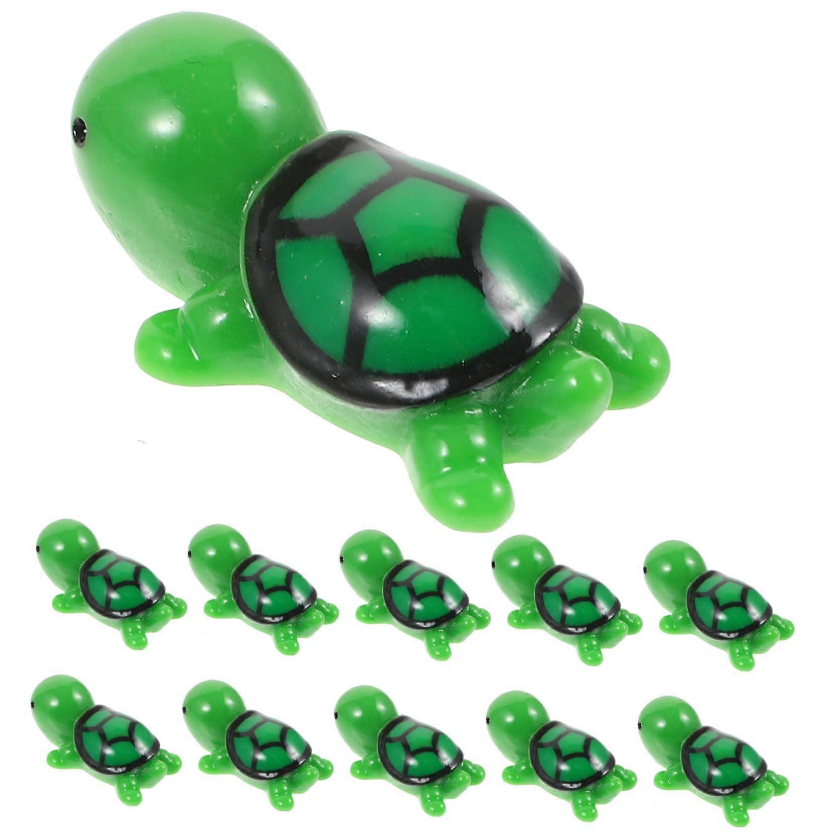 20Pcs Mini Turtle Figurines for Bonsai, Fairy Garden Decor and Ocean Theme DIY Projects