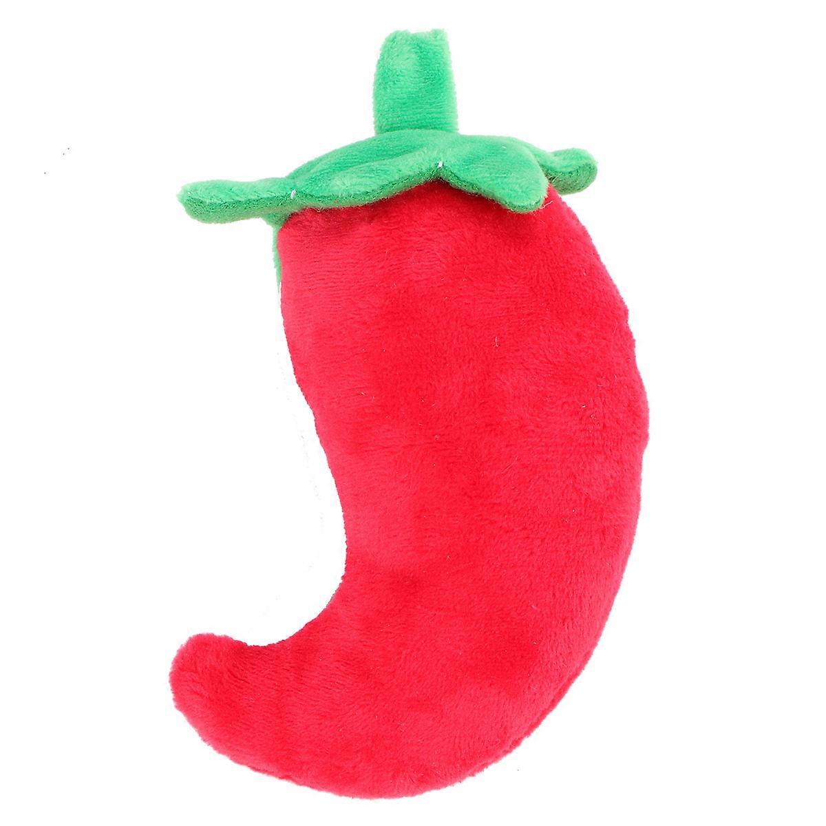 Plush Toy Chilli Squeaky for Dog Pet Chew Toy