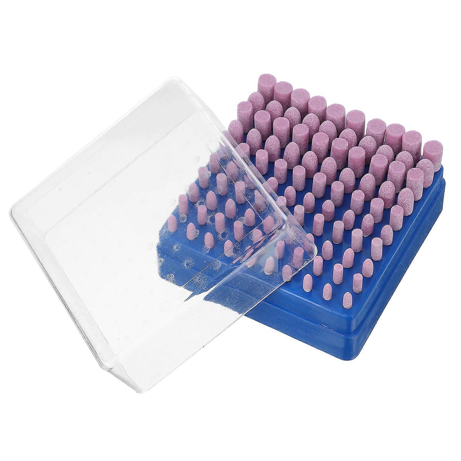 Grinding Head for Drill Grinder 100Pcs Corundum Mounted Stone Set Assorted Color