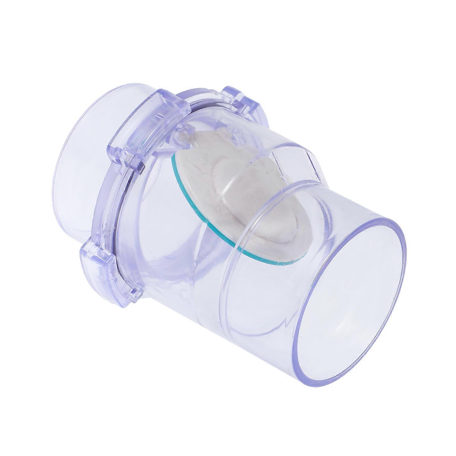 Transparent One-Way Valve for Plumbing System Backflow Prevention Check Valve 1Pack