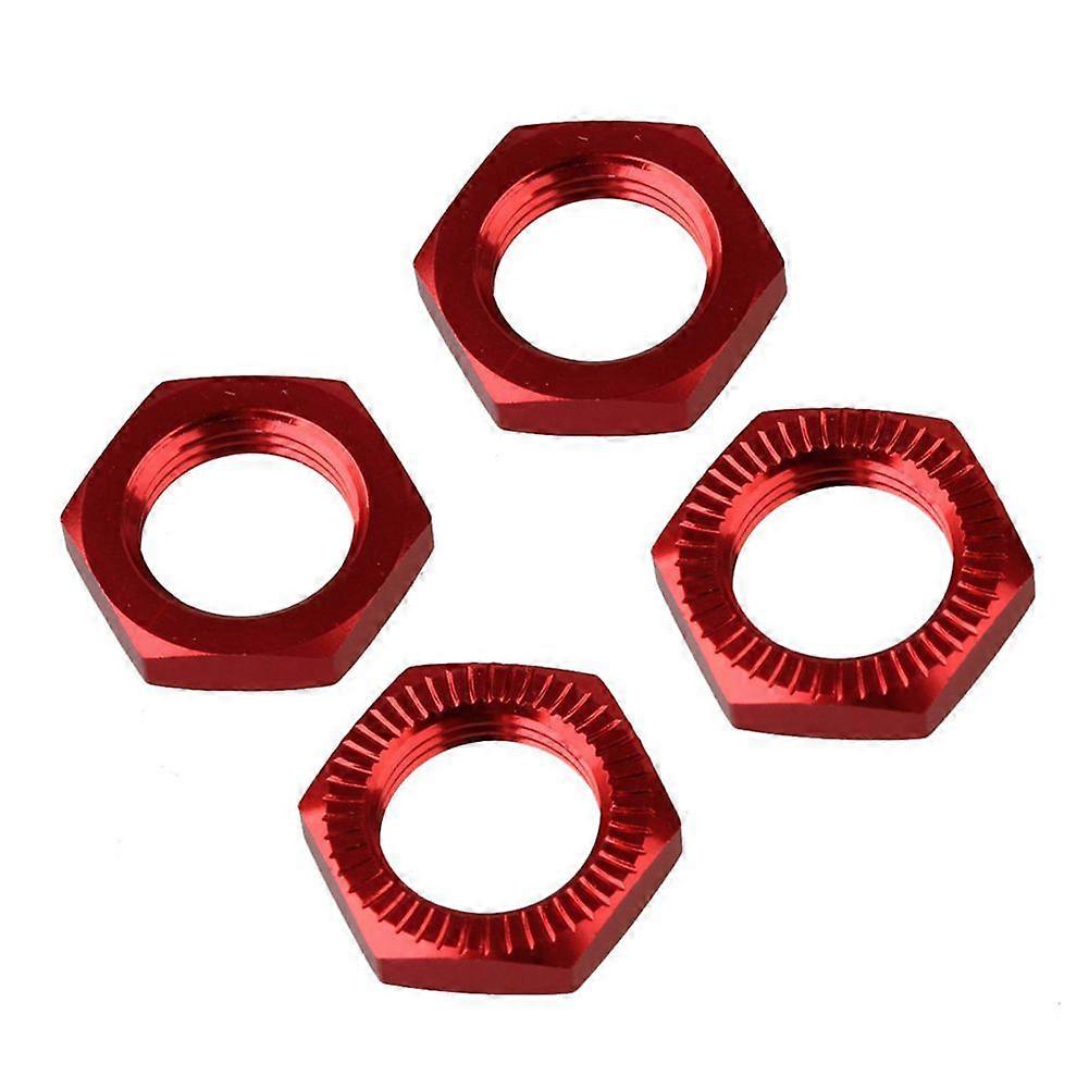 17mm Upgrade Wheel Hex Hub Nut Cover N10177 for RC1:8 Model Car,Red