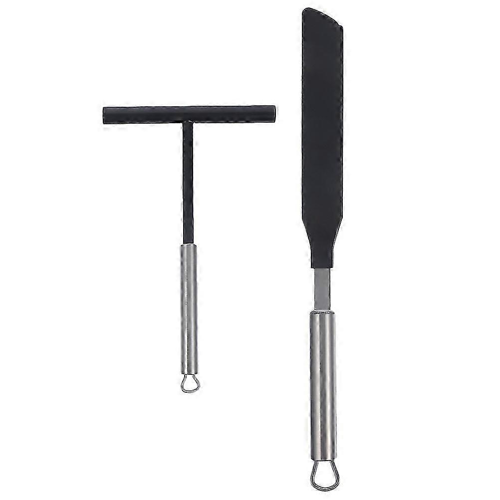Crepe Maker Kit 1 Set Pancake Cooking Equipment Flat Shape Easy Cleaning Non-Stick Coating