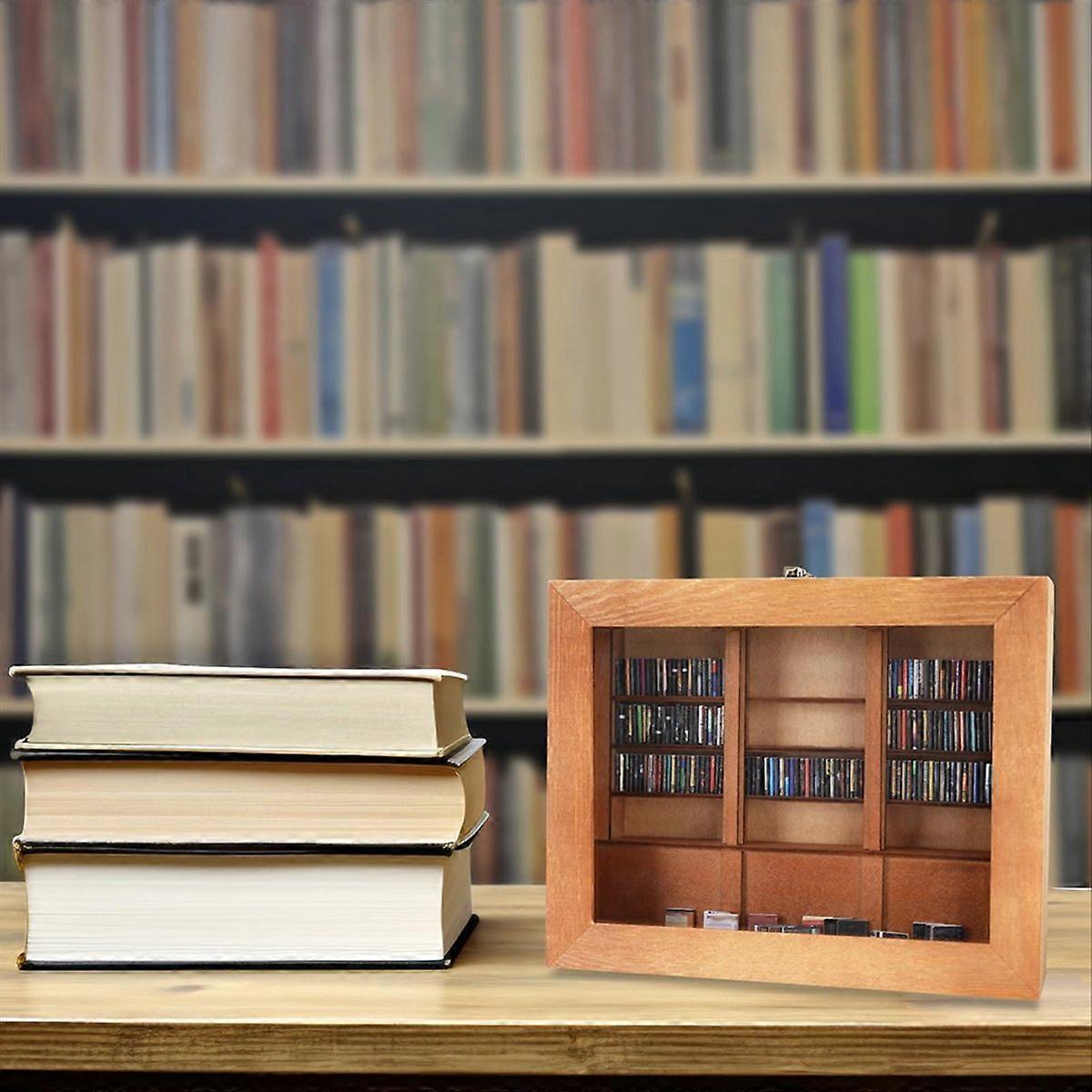 Relief Anxiety Bookshelf Wooden Bookshelf C