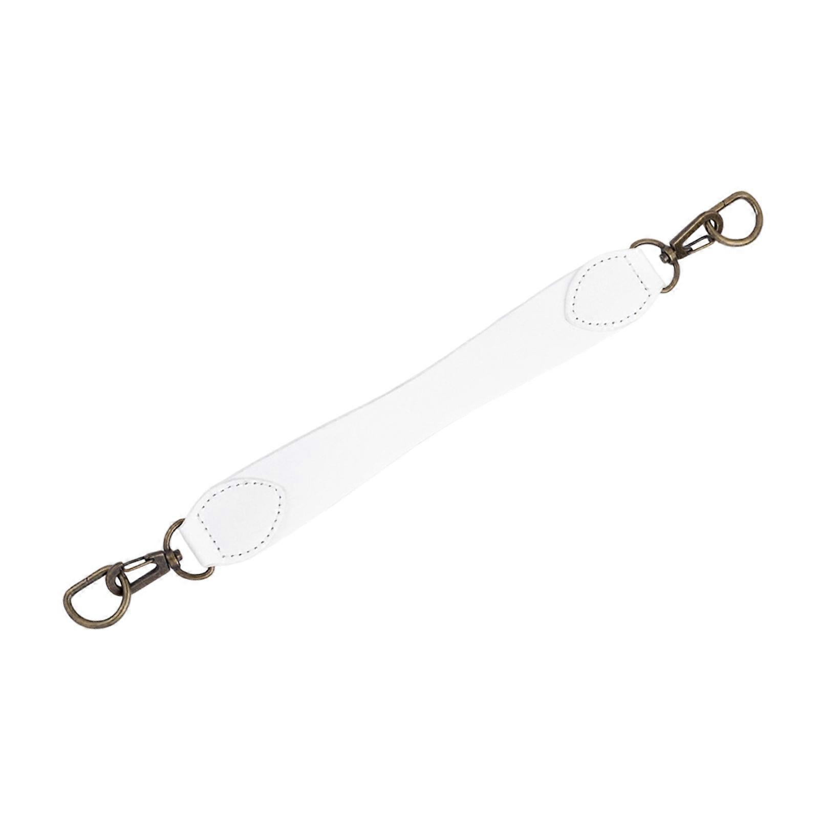 Practical Construction Easy to Install PU Leather Bag Strap Handle Easy Change Design No Tools Required Fast Replacement  White