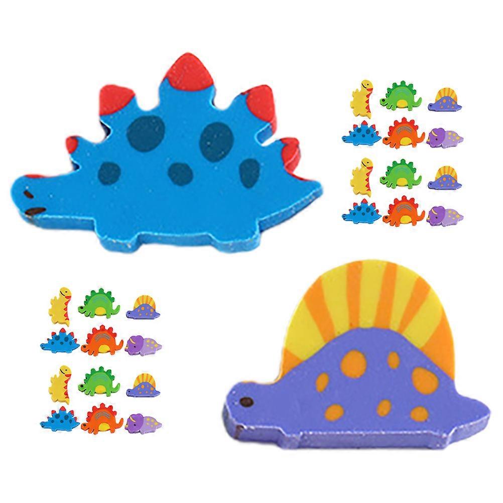 Cartoon Dinosaur Erasers for School Use 120Pcs Durable Colored Erasers Bulk