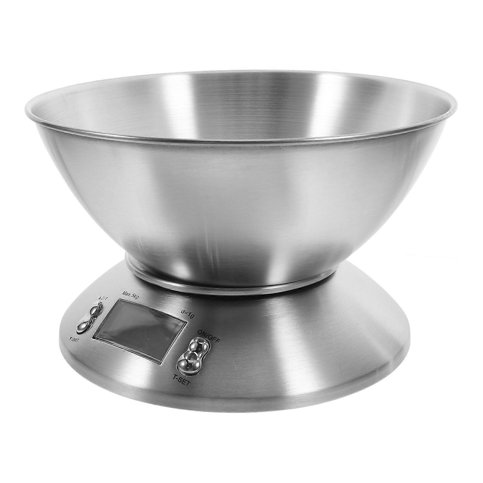 Small Kitchen Scale Electronic Food Scale for Weight Measuring 1Set