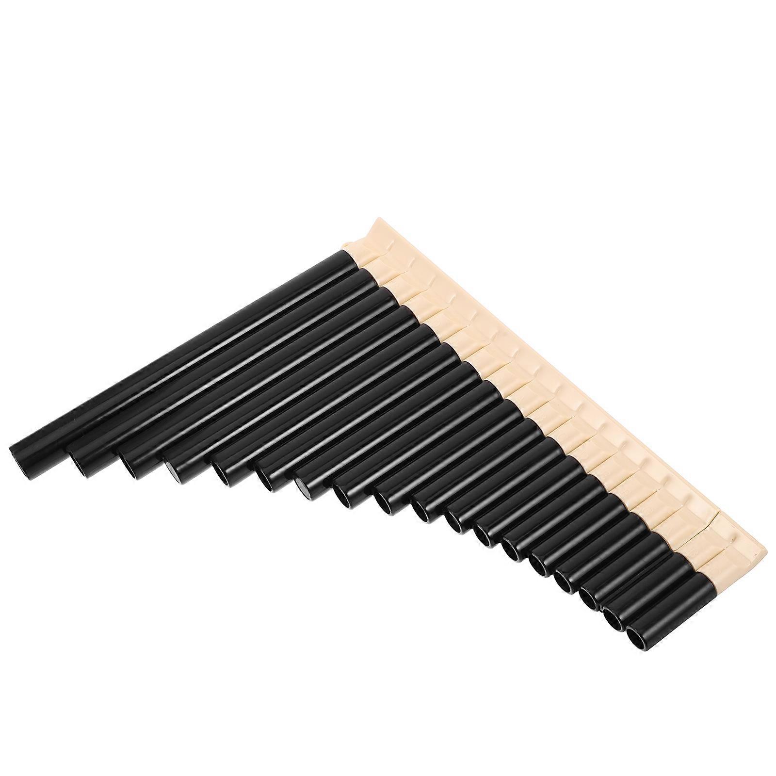 Pan Flute Instrument Traditional Chinese Music Style For School Bands Beginners And Professionals Rectangular Shape Abs Material 1Pack