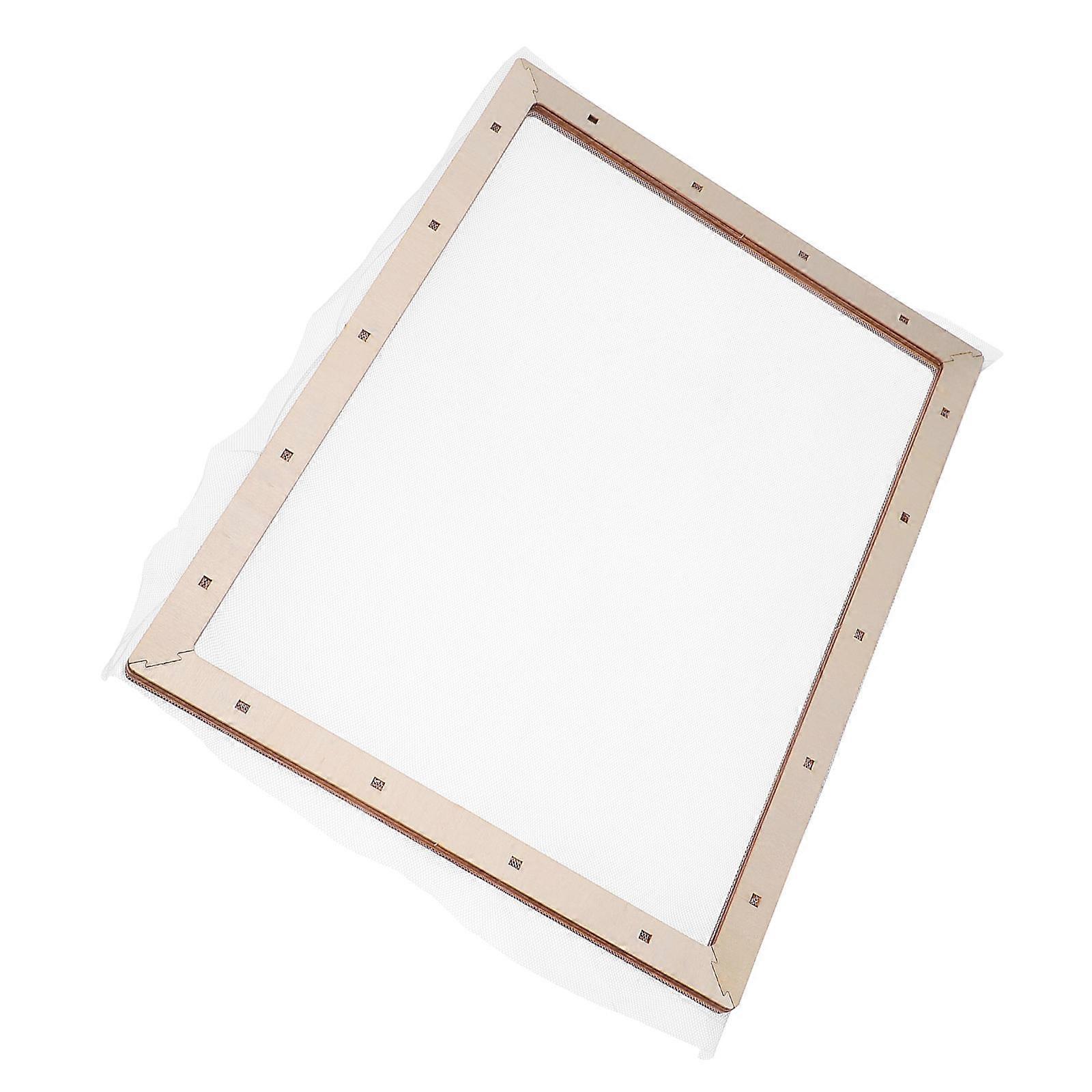 Wooden Papermaking Frame Deckle Mold for DIY Paper Craft