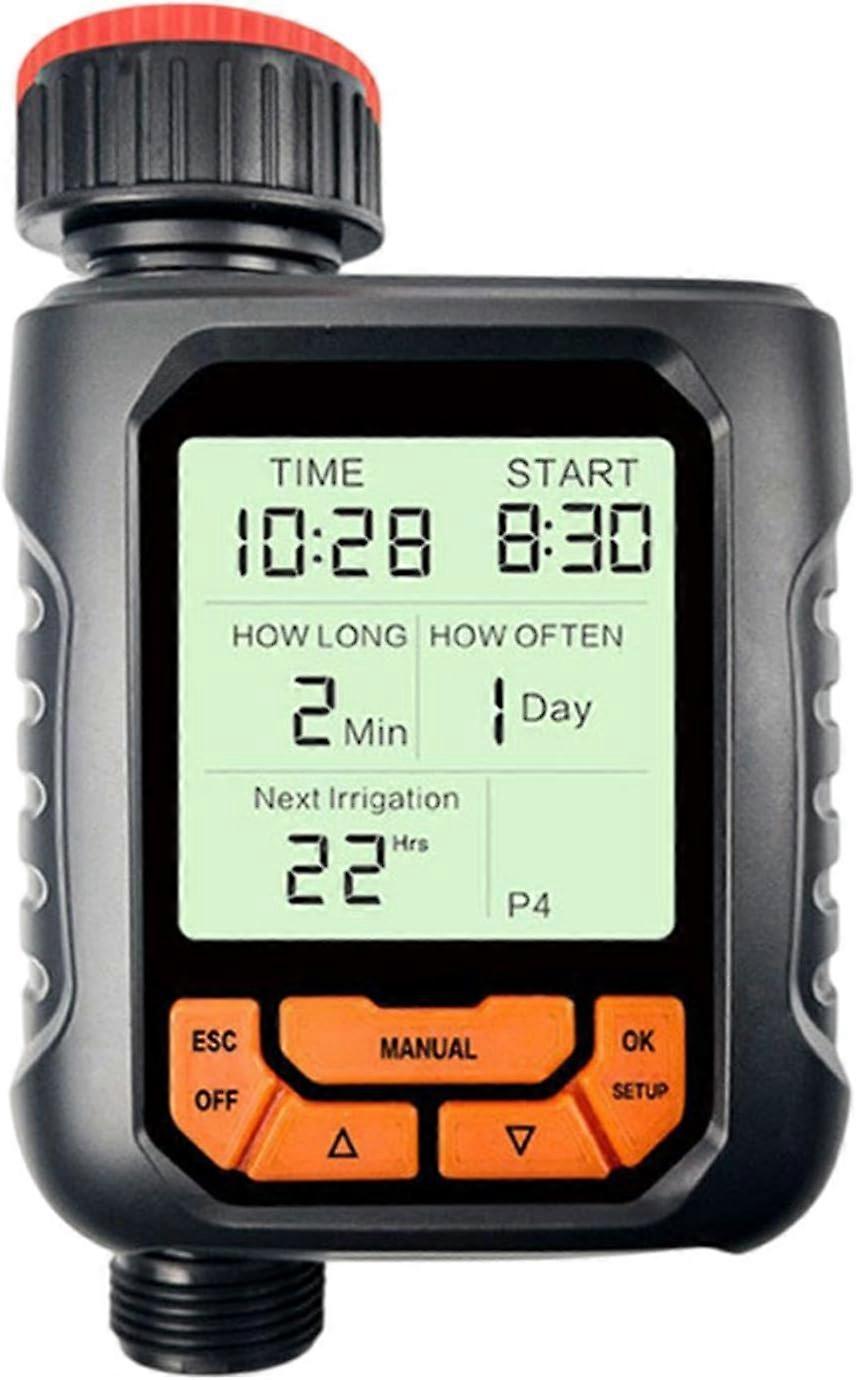 Sprinkler Timer Outdoor Water Timer for Garden Hose 1 Outlet Large LCD Screen Programmable Irrigation Timer Automatic Watering