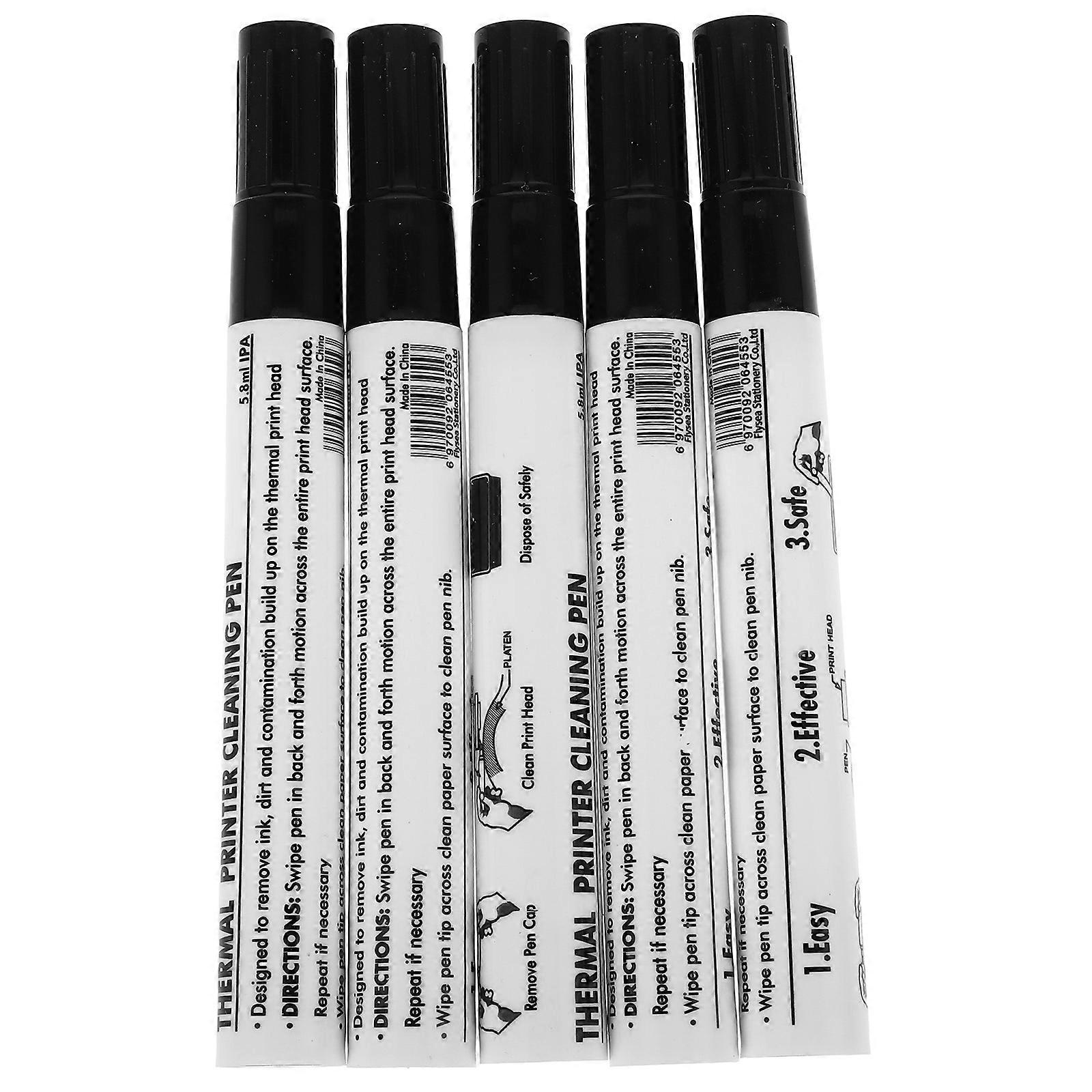 Efficient Cleaning Pen Printer Cleaner for 5Pcs Thermal Printheads