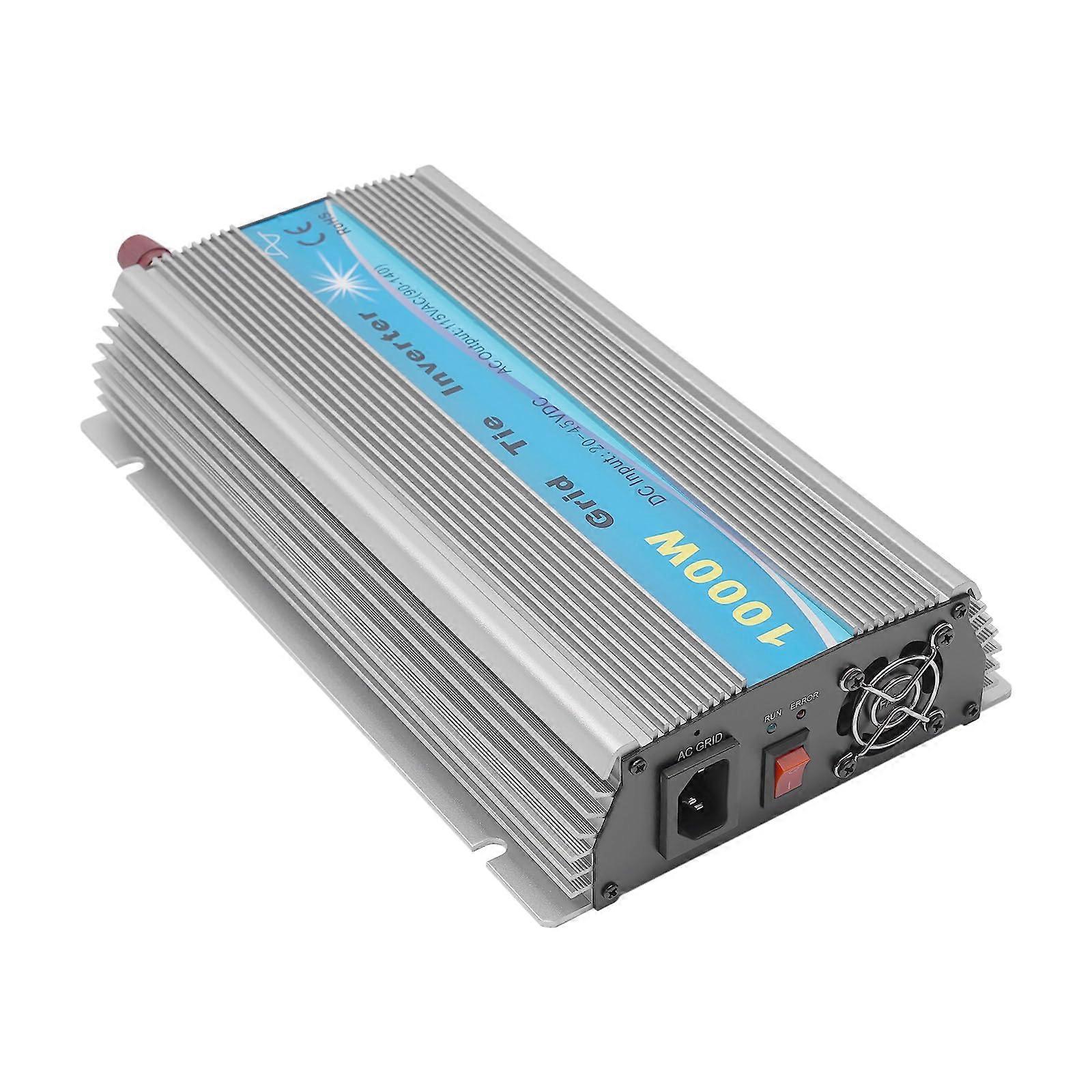 110V 1000W Grid Tie Inverter with 99% MPPT Pure Sine Wave Output for 36V Solar Panel AC90140V