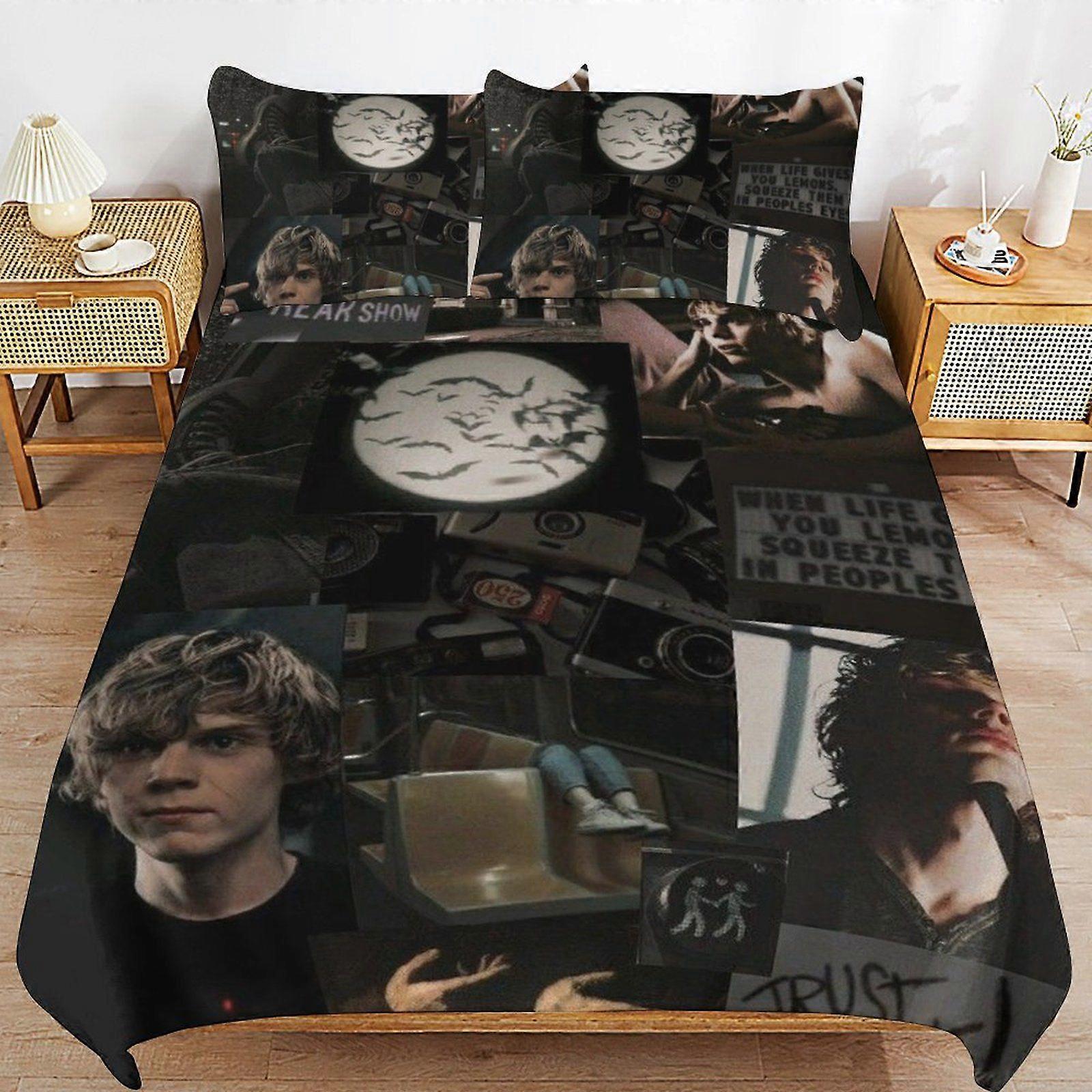 Evan peters Hotel Collection Breathable Fabric Gentle Texture Practical Duvet Cover Sets with Hidden Zip