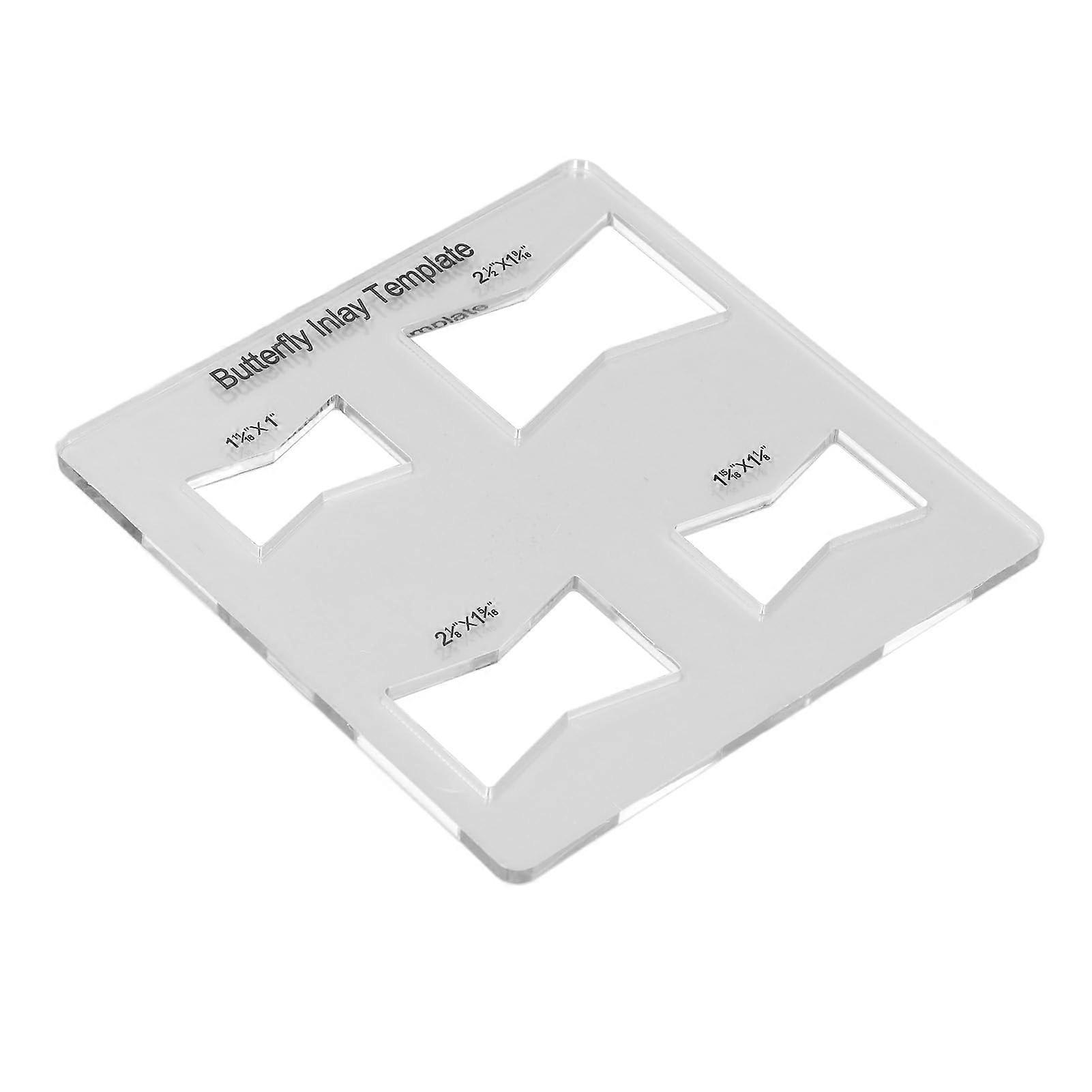 Router Inlay Template Acrylic Bowtie for Precision Woodworking Furniture  Reinforcement