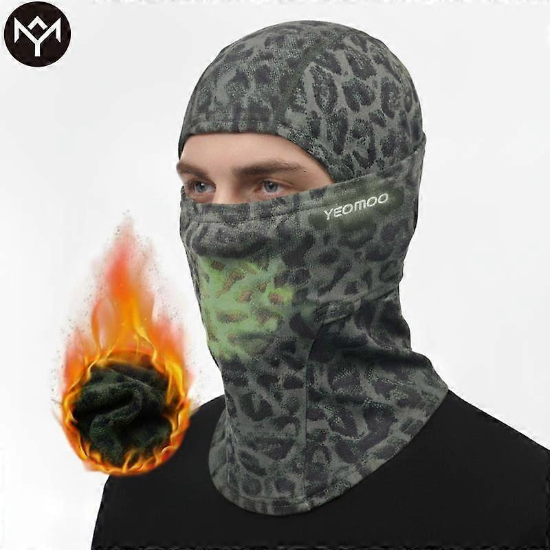 Yeomoo Heat Reactive Balaclava, Unisex Temperature Sensitive Color Change Ski Mask, Face Mask & Neck Gaiter for Skiing, Motorcycle, and outd