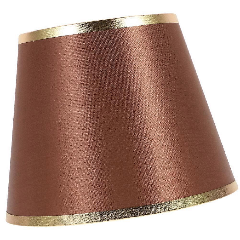 Coffee Fabric Lampshade Decorative Lampshade for Table Lamp Replacement