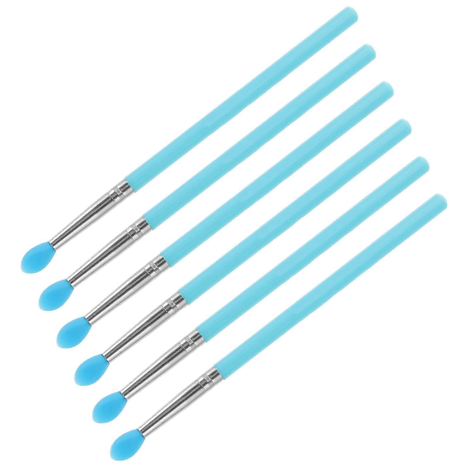 Makeup Lip Brush 18Pcs Silicone Lipstick Applicators for Lip Mask