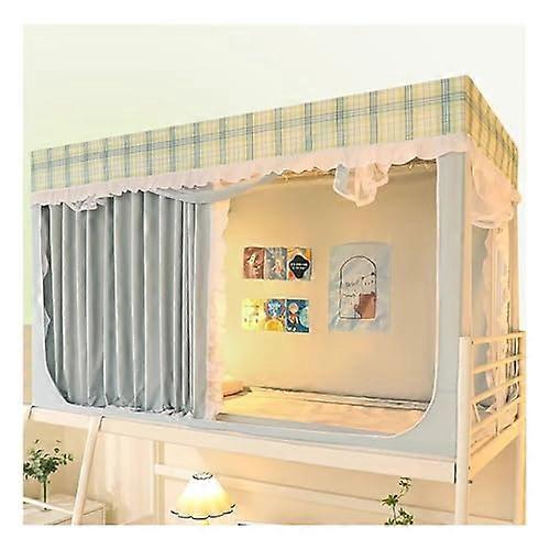 Bunk Bed Canopy with LightBlocking Curtains and Steel Frame for Complete Privacy Twin Size