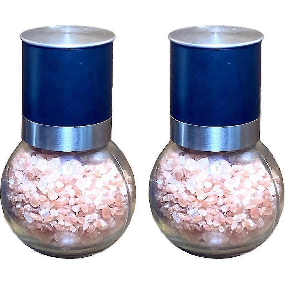 Compact salt and pepper grinder set with adjustable coarseness, all ceramic 26-27s