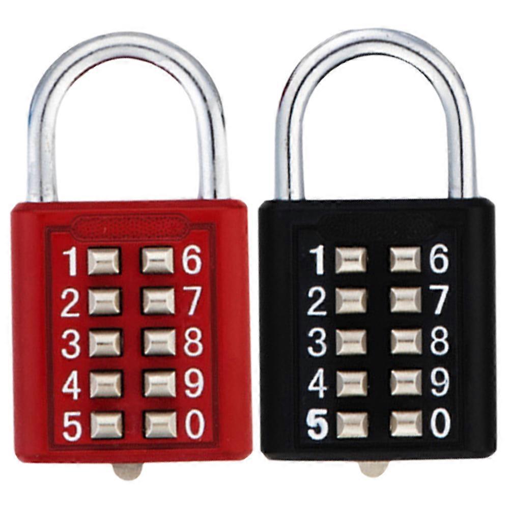 Luggage Locks Combination Lock 10 Digit Lock with Code 8Pcs for Gym Use