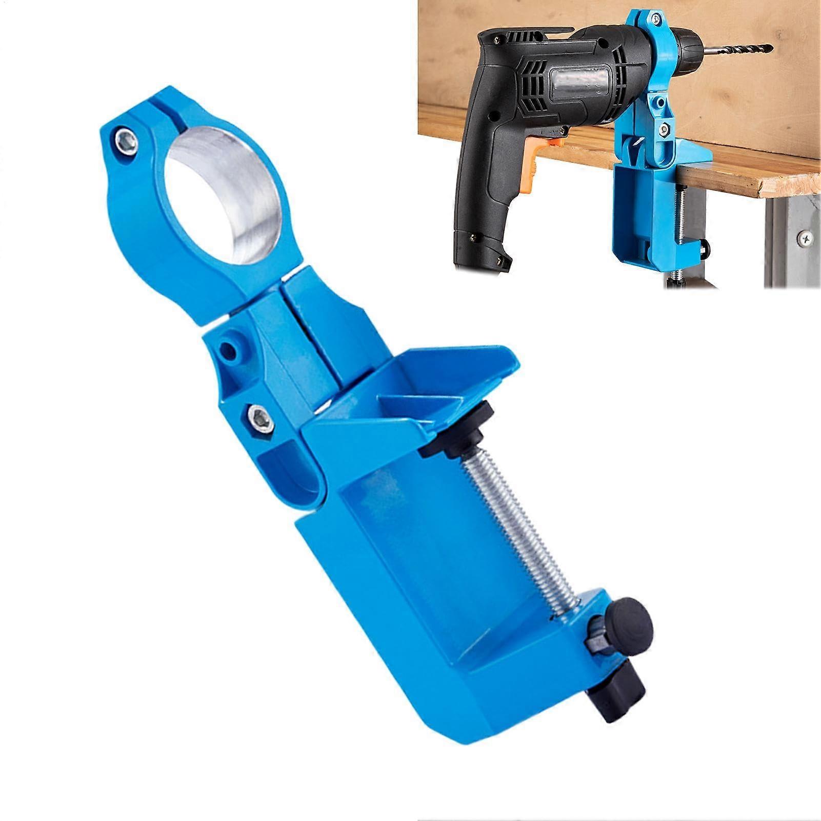 Drill Press Stand with 360° Rotation, Adjustable Angle, Stable Clamp for Home and Workshop