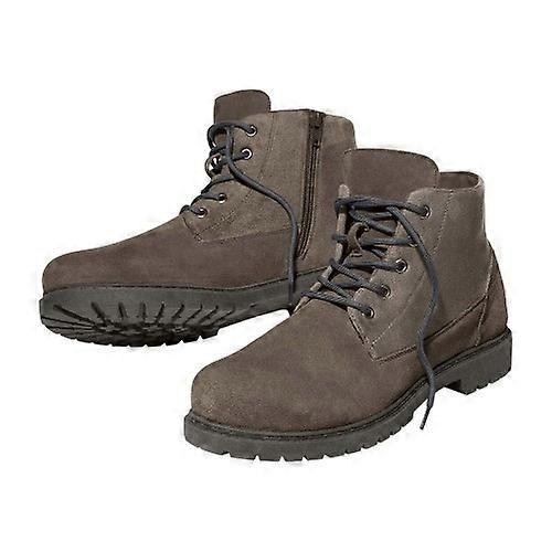 Atlas For Men Mens Split Leather Side Zip Ankle Boots