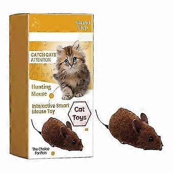 2025 Pet Interactive Mouse Toy Simulation Smart Mice Soothing Sound Plush Toy