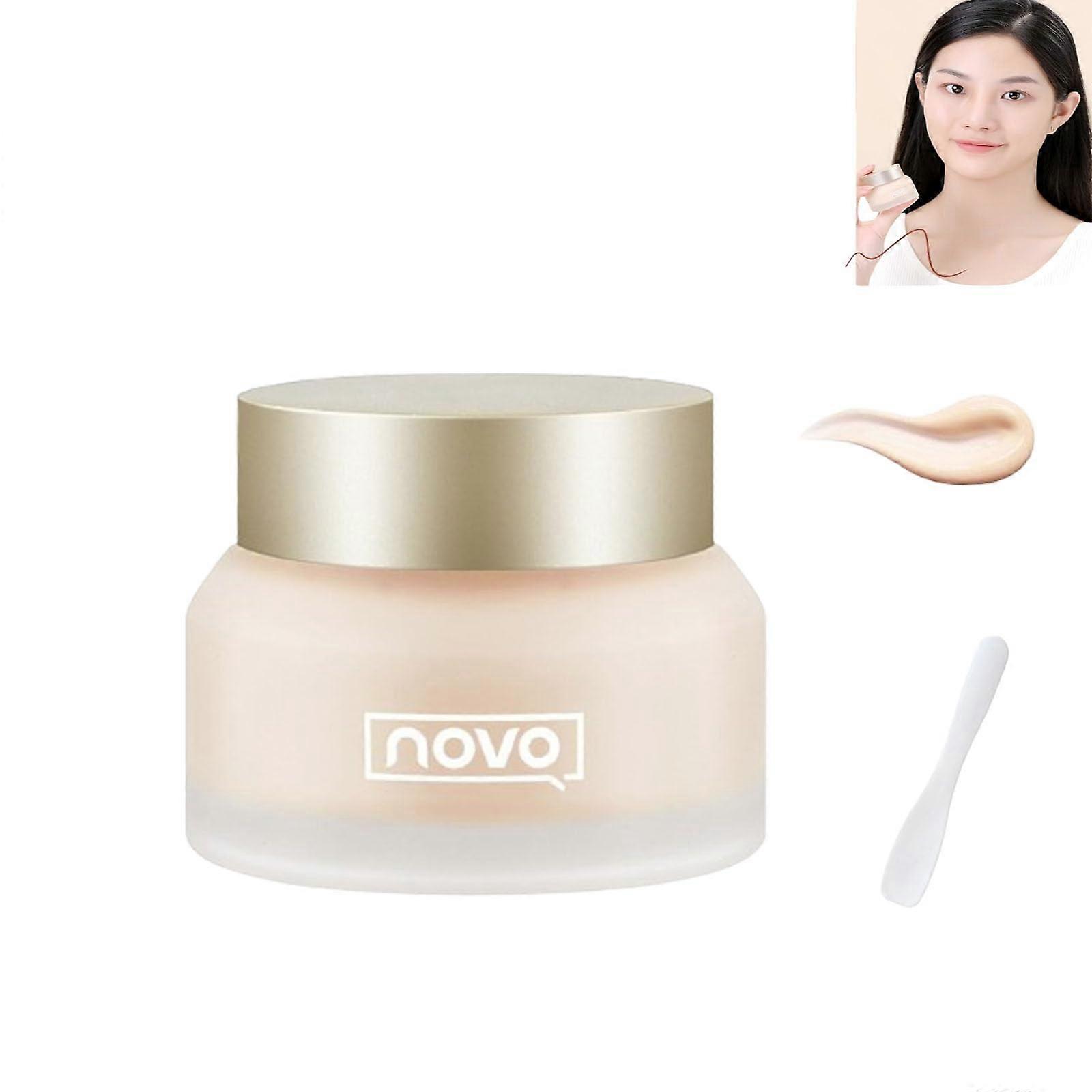 Liquid Foundation Natural Color, Waterproof Full Coverage, Long Lasting Moisturizing Oil Control