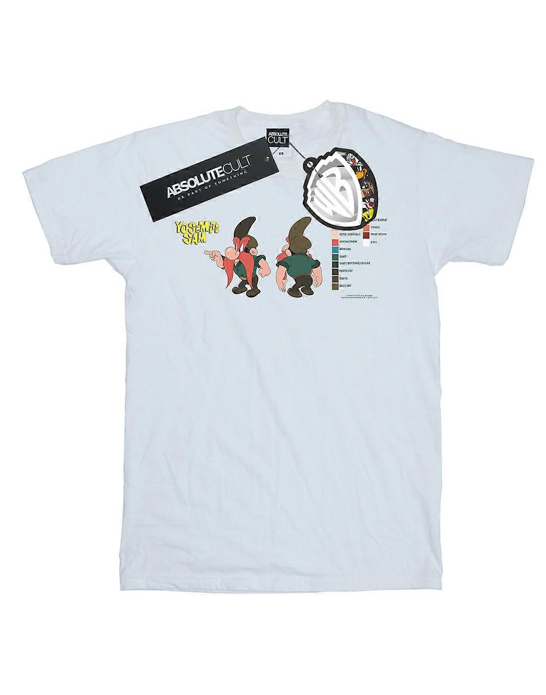 Looney Tunes Men's Yosemite Sam Colour Code T-Shirt