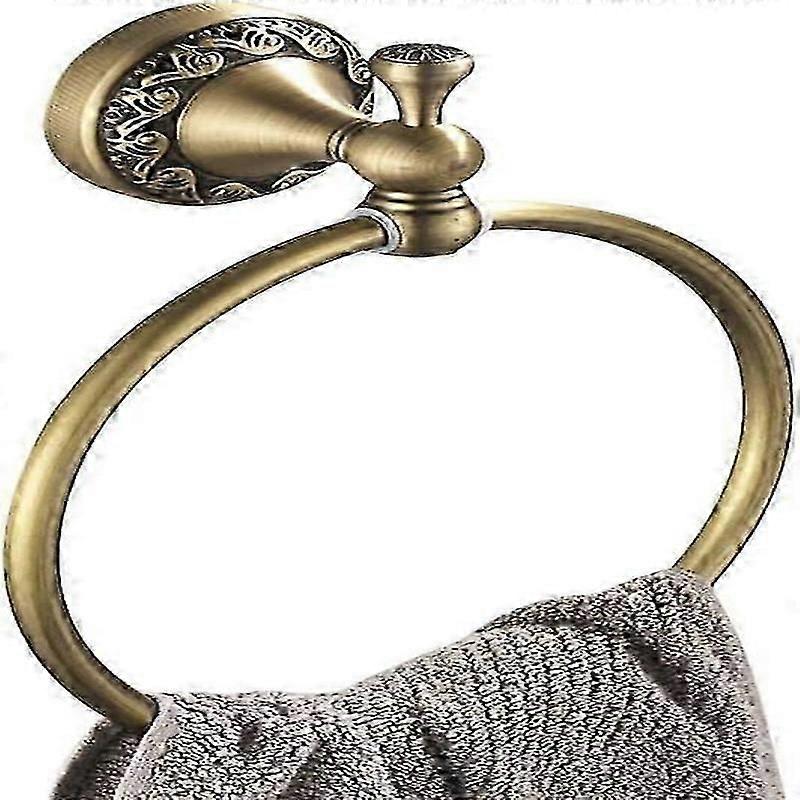 brass wall mounted towel holder classic