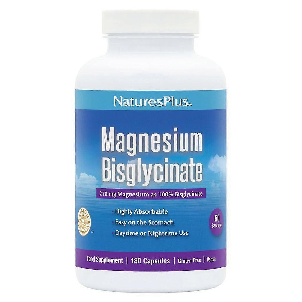 NaturesPlus Magnesium Bisglycinate Capsules 180
