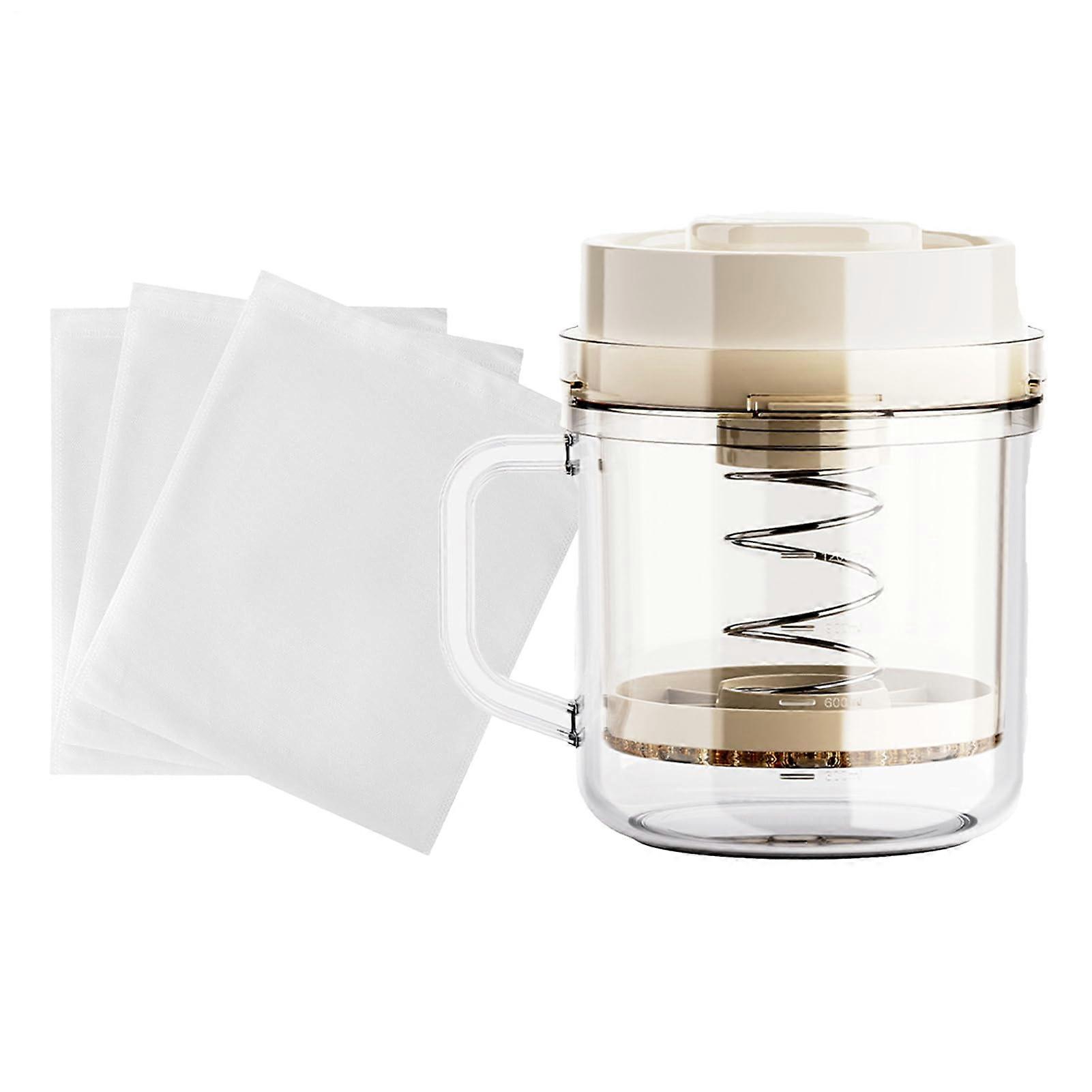 Reusable Yogurt Strainer with Lid, Large Capacity Yogurt Maker for Fast Straining and Easy Clean