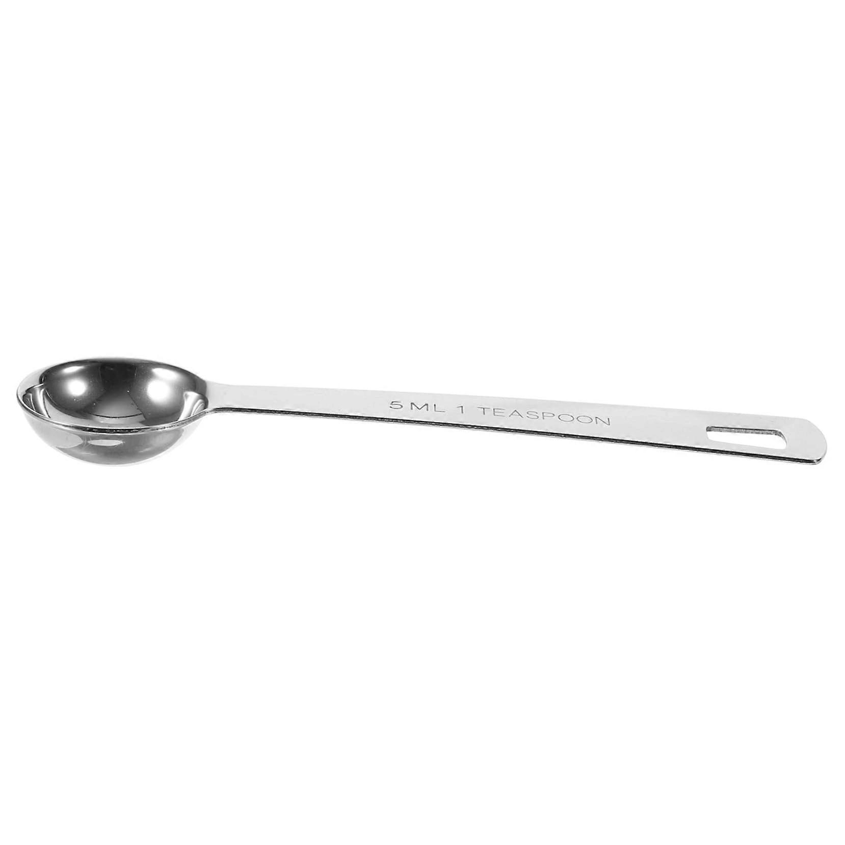 Stainless Steel Measuring Spoon with Square Handle for Precise Baking and Cooking