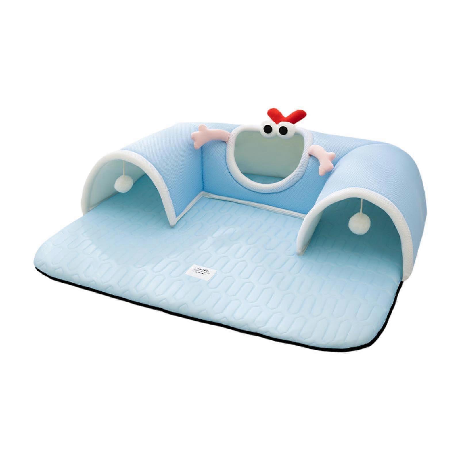 Interactive Cat Tunnel Bed with Breathable Design and Soft Padding for Indoor Kittens and Cats