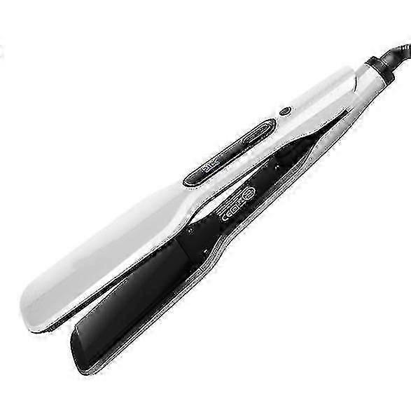 Two-in-one LCD digital display hair straightener