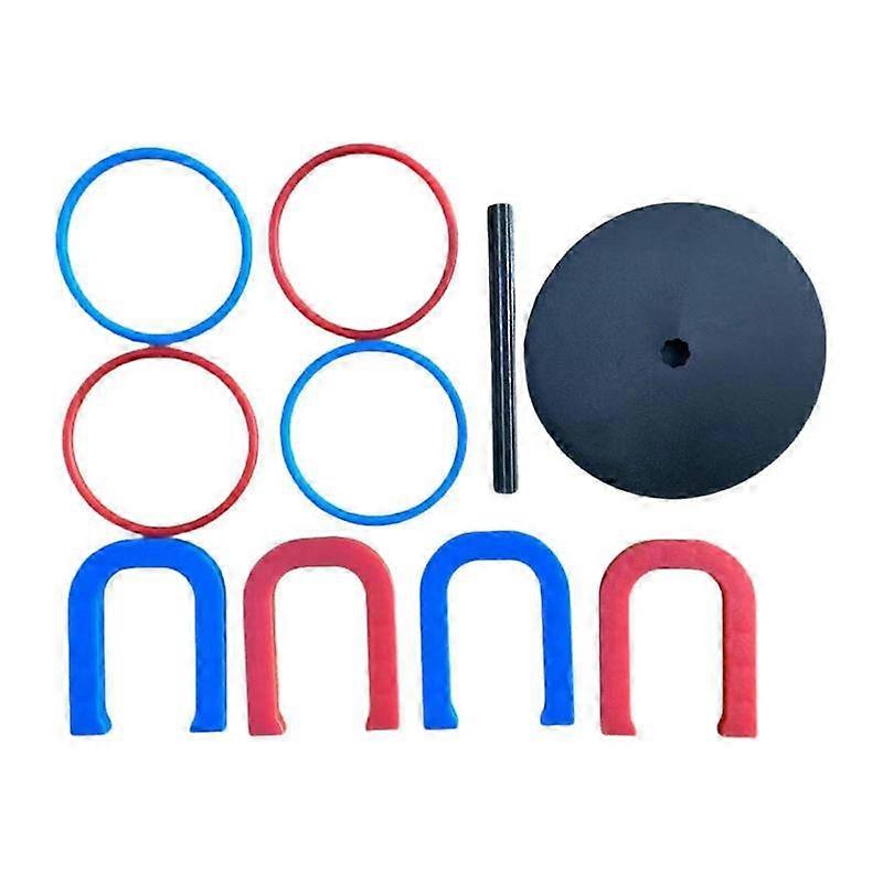 horseshoe game set lightweight for backyard family fun