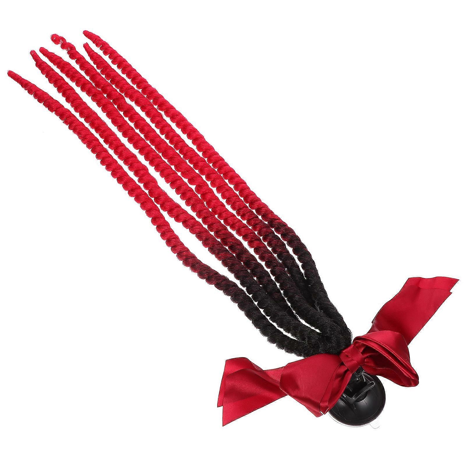 Ponytail Motorbike Decor for 2Pcs Creative Accessories