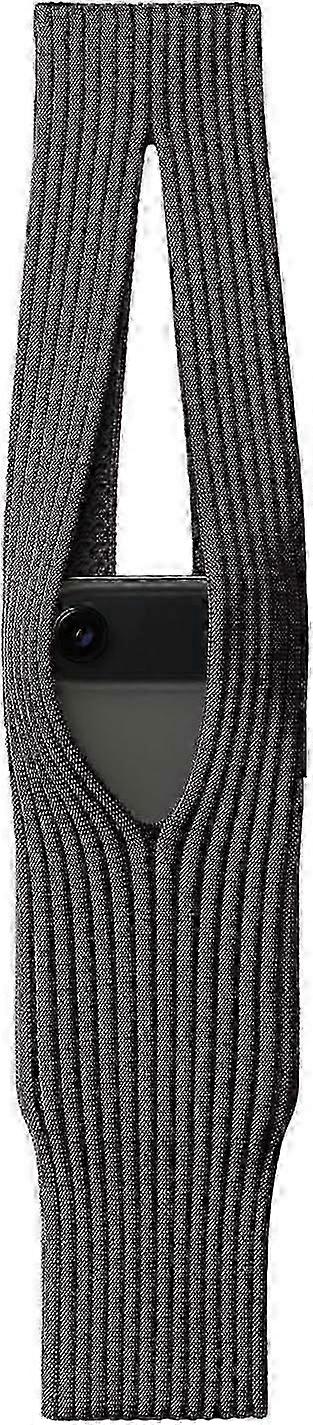 3D-Knitted Split Sock Phone Pouch, 40cm Crossbody Bag for iPhone